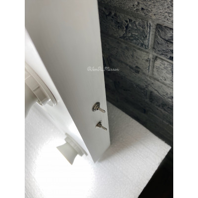 Гримерное зеркало с лампочками JenDi 90x80 White